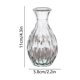 thumbnail image 3 of Clear Glass Vase Small Decorative Flower Vase For Home Decor Table Centerpiece Living Room Bedroom Office Floral Arrangement Buds Vase, 3 of 7