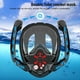 thumbnail image 3 of Máscara de Snorkel de Cara con Doble Tubo, Panorámica de 180°, Antivaho, para Piscina, Talla S/M, 3 of 5