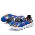 thumbnail image 3 of YUNAFFT Clearance Shoes Women, Women's Woven Light Weight Elastic Trainer Slip On Sport Water Shoes Sneakers, 3 of 9