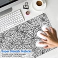 thumbnail image 4 of Long Mouse Pads for Desk,Halloween Spider Web and Spiders Desk Mats on Top Of Desks, Desk Mouse Pad Extra Large with 3mm Non-Slip Base and Stitched Edge for Gaming,Office,Work,Home 35.4x15.7in, 4 of 5