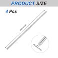 thumbnail image 2 of Uxcell 4Pcs 316 Stainless Steel Round Rod 3/16" Dia 7.9" Length Metal Solid Shaft Rods Corrosion Resistant Round Steel Bars Stock for Industrial DIY Project, 4.8mm x 200mm, Silver, 2 of 6