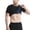 c01Blue, variant on USNSM Shirt for Men Short Sleeve Mens Workout Gym Clothes Body Shaper Compression Vest Exercise Top Blue M
