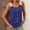 Navy womens tank tops, variant on up to 60% off Gifts Usmixi Womens Tank Tops Breathable Comfy Button Down Elegant Lace Trim Tunic Vest Summer Trendy Solid Scoop Neck Sleeveless Shirts Blouse Blue m