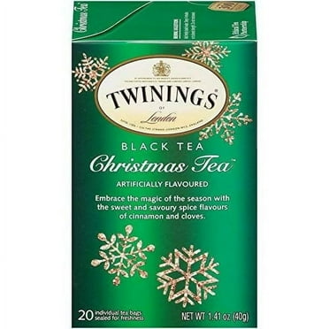 Twinings, Black Tea, Christmas Tea, 20 Tea Bags, 1.41 oz