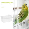 thumbnail image 4 of YSNOOWE Transparente Para Alimentación De Loros Comedero Colgante Para Jaula, 4 of 8