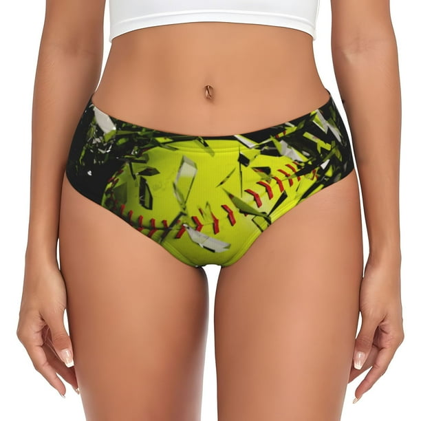 Fotbe Ball Calzones Estampados para Mujer – Ropa Interior de Algodón, Cómoda, Suave y Elástica-Medium