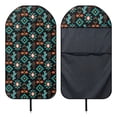 thumbnail image 6 of POLERO Cactus Geometric Terry Cloth Car Seat Cover, Machine Washable Sweat Absorbent Seat Protector for Cars Trucks Vans and Daily Driving, 6 of 7