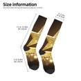 thumbnail image 2 of Sigee Golden Glitter And Light for Socks for Men Women Socks Stocking Compression Socks, 2 of 6