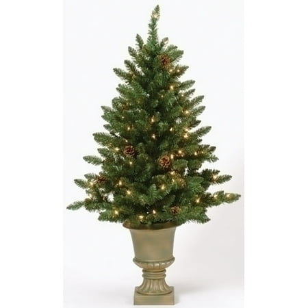 4 pre lit potted freemont pine artificial christmas tree 4 pre lit potted freemont pine artificial christmas tree