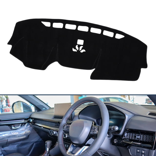 Cubierta del tablero Alfombrilla del tablero para Honda CRV 2017-2022 Poliéster Negro