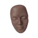 thumbnail image 1 of Práctica de silicona para rostro, piel, cejas, delineador de ojos, labios, cabeza, modelo facial de silicona Piel bronceada, 1 of 8