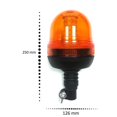 thumbnail image 1 of Lampe de Signalisation LED 12-24V Base Flexible Camion E-mark, 1 of 3
