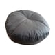 thumbnail image 4 of Cojín de suelo redondo Cojín de suelo Cojín decorativo Diámetro 40 cm Cómodo Suave Gris profundo, 4 of 7
