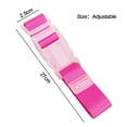 thumbnail image 3 of 2Pcs Adjustable Baggage Tie Packing Belt Suitcase Bag Straps Belt Luggage Accessories Luggage Straps Hanging Buckle Straps PINK, 3 of 8