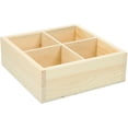 thumbnail image 1 of OULII Wood Desktop Organizer Planter Design Homeowners 1Pcs, 1 of 8