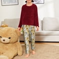 thumbnail image 6 of Hirioo Music Dancing Cat for Teenagers' Pajama Pants Womens Lounge Pants with Pockets Pj Bottoms Pants for Men-Medium, 6 of 6