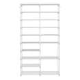 thumbnail image 5 of Ktaxon Shoe Rack 10 Tiers 45 Pairs w/ 8 Hooks, Shoe Storage Cabinet Organizer for Entryway, Hallway, White, 5 of 14
