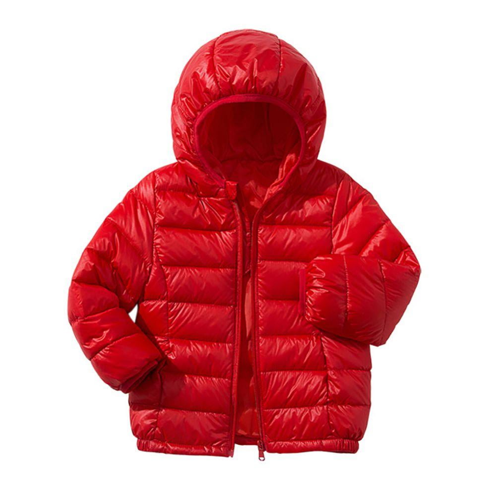 famuka Baby Kid Boy Girl Winter Coats Hoods Light Puffer Down Jacket Outwear 