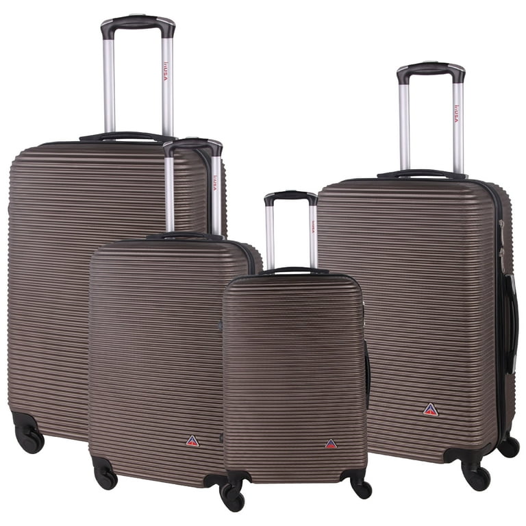 InUSA Royal 4-Piece Hardside Luggage Sets with Spinner Wheels