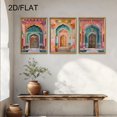 thumbnail image 4 of 2D Flat, 2D/FLAT India Illustration Jaipur Print Set of 3, Jaipur Posters, India Travel Posters, Indian Architectural Features Landscape Wall Art Decoration, India Painting India Gift Travel Gallery, 4 of 4