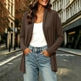 thumbnail image 5 of FchengtaiS Womens Lightweight Cardigans Long Sleeve Open Front Casual Cardigan with Pockets, 5 of 7