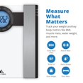 thumbnail image 2 of Báscula Greater Goods Weight Gurus para peso corporal, báscula digital Bluetooth para IMC, grasa corporal y masa muscular, 181 kg (400 lb), diseñada en St. Louis, 2 of 5