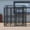 Black Silver Flower, variant on Walnest Large Walk-in Cage 77-inch Heavy Duty Bird Cage Outdoor Diamond Grid Aviary Parrot Cage with 2 Feeding Bowls(Sliver)