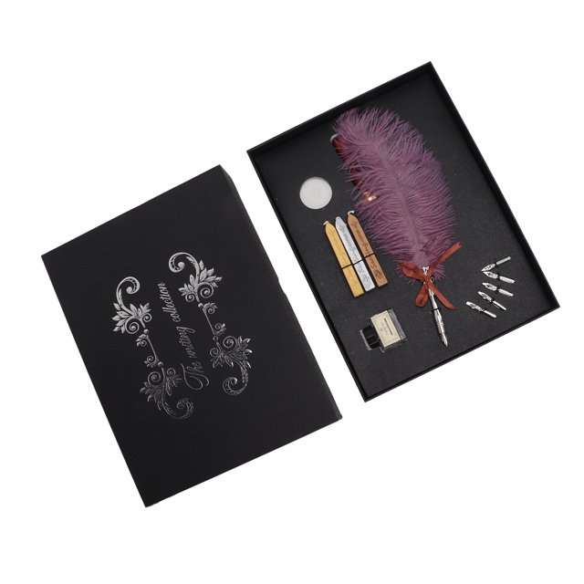 Bolígrafo De Regalo, Accesorios Completos Juego De Bolígrafos De Plumas Para Enviar Ancianos Para Enviar Amantes Para Enviar Maestros ZAQW Púrpura viejo