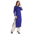 thumbnail image 2 of Phagun Long Party Wear Kurta For Women Embroidered Designer Kurti Ethnic wear Rayon Kurta, 2 of 6