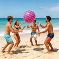 thumbnail image 5 of Voglyf Beach Balls, 25.6 Inch Inflatable Pool Balls, Giant Pool Float Ball, Summer Water Toy for Adults, Mermaid Themed Party Decor for Beach Pool Birthday Ocean Party Favor Supplies,Pink, 5 of 6