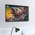 thumbnail image 3 of Jigsaw Puzzles - Colorful, Stylized Large Fish with Waves And A Small Fish1000 PCS，Challenging Puzzle Perfect for Game Nights, 3 of 5