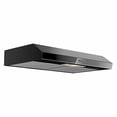 thumbnail image 3 of Campana de cocina 76 cm (30 pulgadas) Whirlpool  WH7610B en acero inoxidable negro de pared y bajo alacena, 3 of 3