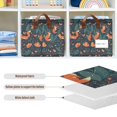thumbnail image 4 of Yayeee Foldable Storage Basket for Shelves Waterproof Cloth Bins with Handles, Whimsical Foxes Pattern, 4 of 7