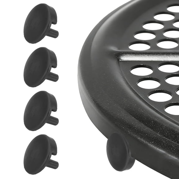 Uxcell 4 Pcs Air Fryer Replacement Parts, Air Fryer Rubber Bumpers Feet Parts Accessories Silicone Non Scratch Protective Covers for Air Fryer Grill Pans, 0.7x0.7x0.6 Inch, Round