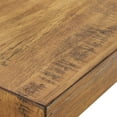 thumbnail image 7 of Weston Home Westyn Rustic X Base Wood Console Table with Shelf, Oak, 7 of 7
