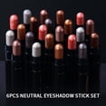 thumbnail image 5 of Multicolor Cream Highlighter Eyeshadow Set, Contouring and Highlighting Eyeshadow Stick, Long-Lasting Color, Waterproof and Smudge-Proof, Easy to Apply, Makeup Crayon Kit for Date Party Use, 5 of 7