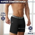Nautica 4Pack Mens Base Layer Short, Breathable Performance Compression Shorts Men, Under Layer