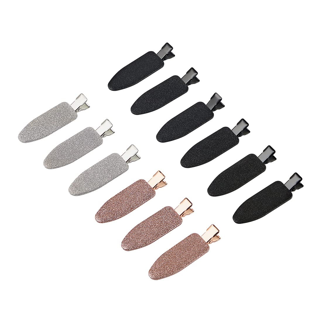 Southwit 12 pieces No Bend Hair Clips, Curl Pin Clips, No Crease Hair