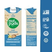 nutpods Oat French Vanilla Dairy-Free Coffee Creamer, 11.2 Oz, 3 Pack