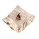 thumbnail image 1 of Mantel individual de color puro, plisado, con borde con volantes, lavable a máquina, ideal para desayunos, té de la tarde, decoración de mesa, 1 of 8