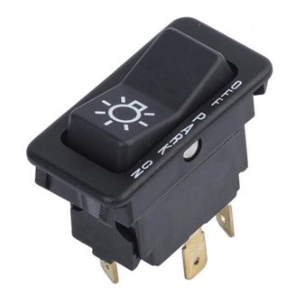 K4 Universal Off-On-On Headlight Switch 12V 15Amp - Part #K-Four16-141