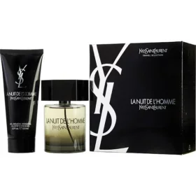 Set travel selection Yves Saint Laurent La Nuit De l'Homme eau de toilette 100 Ml gel douche 50 ml Hombre