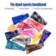 thumbnail image 4 of Minnieouse Diadema deportiva Elástico Tie Dye Fitness Yoga Bandas para el cabello Secado rápido Multicolor Accesorios para peinados para tenis Baloncesto Accesorio para el cabello Azul Minnieouse AP008818-05, 4 of 6
