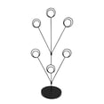 thumbnail image 3 of predolo 6 Branch Elegant Family Tree Picture Frame Holder Photo Tree Holder Clip Display Black, 3 of 8