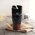 thumbnail image 2 of Car Multi Cup Holder Multifunctional Organiser 4 in 1 Bottle Insert for Drink Water Coffee Cell Phone Sunglasses (Black), 2 of 4
