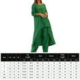 thumbnail image 3 of 2 Pcs/set Ensemble Deux Pièces Ample Pantalon Ample pour Magasinage (Bleu S), 3 of 7
