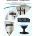 thumbnail image 6 of Mini Security Camera,Wireless Micro Camera with 180°Rotating Lens, Free 1-Year Cloud Storage, 4K WiFi Wireless Surveillance,Motion Detection,Auto Night Vision for Family Monitoring Access Control, 6 of 7
