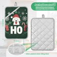 thumbnail image 6 of Yayeee Pot Holders Kitchen Heat Resistant with Pocket 7"x9.8" Cotton Oven Cooking Hot Pads, Christmas Dog, 6 of 7
