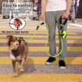 thumbnail image 3 of Strong Rope Dog lead 6ft Long with Two Padded Handles,Heavy Duty,Reflective Double Handle Training Dog Lead for Large Dogs or Medium Dogs(Green), 3 of 5