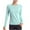 X612-Green, variant on Neewe Seamless Long Sleeve Shirts for Women Waist Length - Workout Athletic Running Gym Yoga Tops Crewneck Breathable